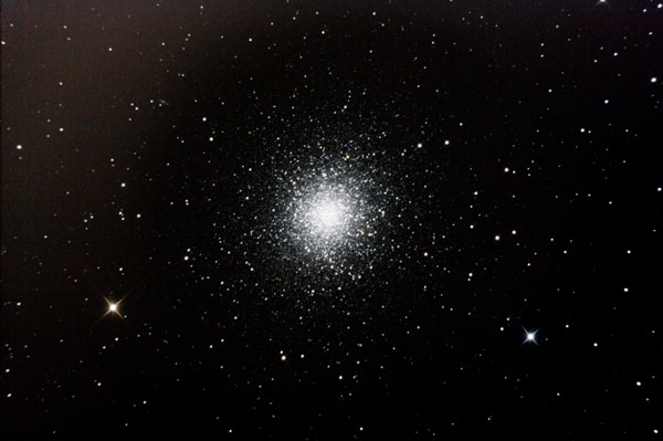 M13 Hercules with IC4617 (a tiny16th magnitude galaxy)