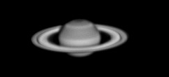 Saturn IR Pro Planet Filter; 4000 stack at 1/30s high gain Saturn_S1_x2IRPass_4000Stack130606