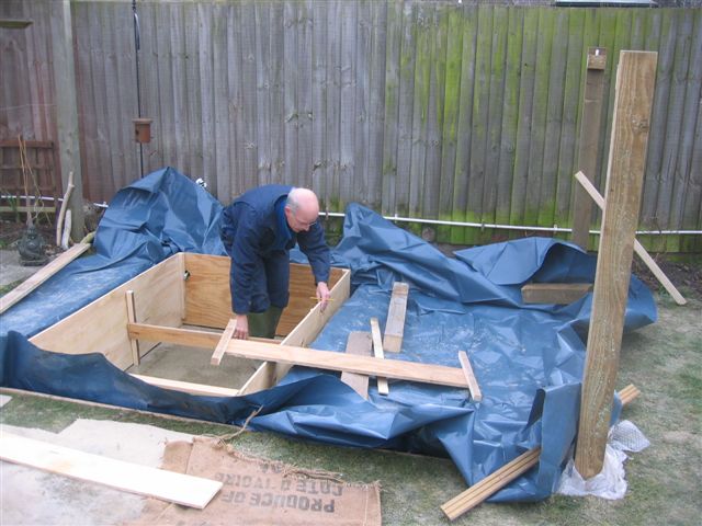Concreting the base